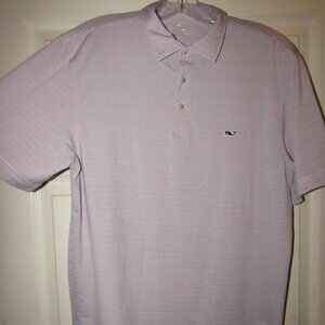Vineyard Vines OTG On The Go Sankaty Polo Shirt Mens Shirt Size Medium Stripes